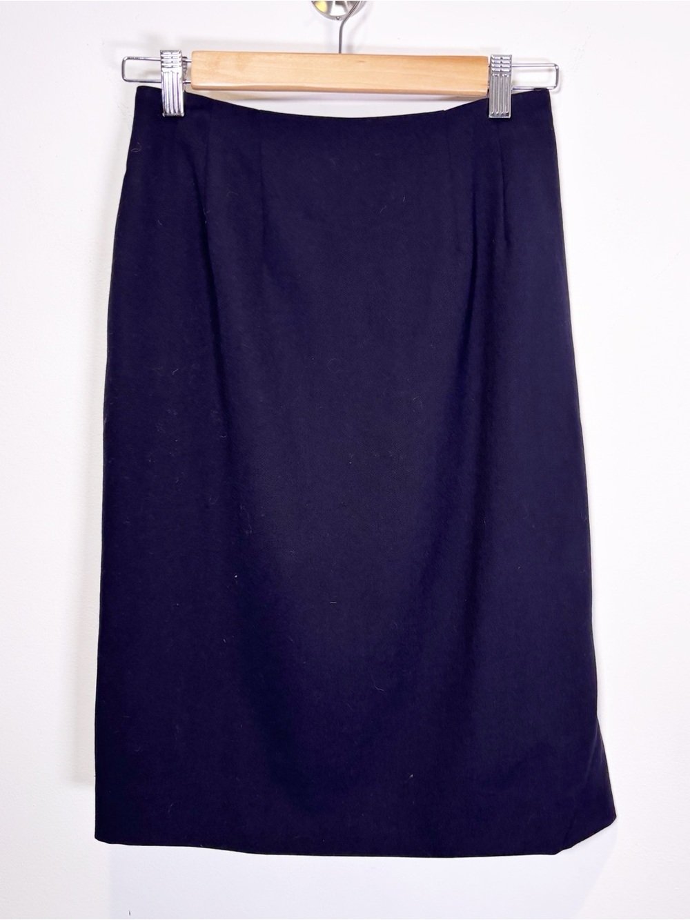 Austin Reed Navy Wool Skirt